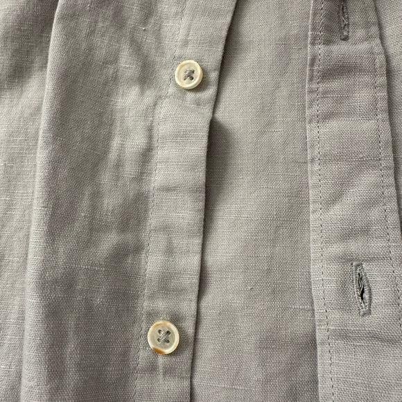 Zara Men - Linen button down shirt, casual. New with tags. - Picture 4 of 7
